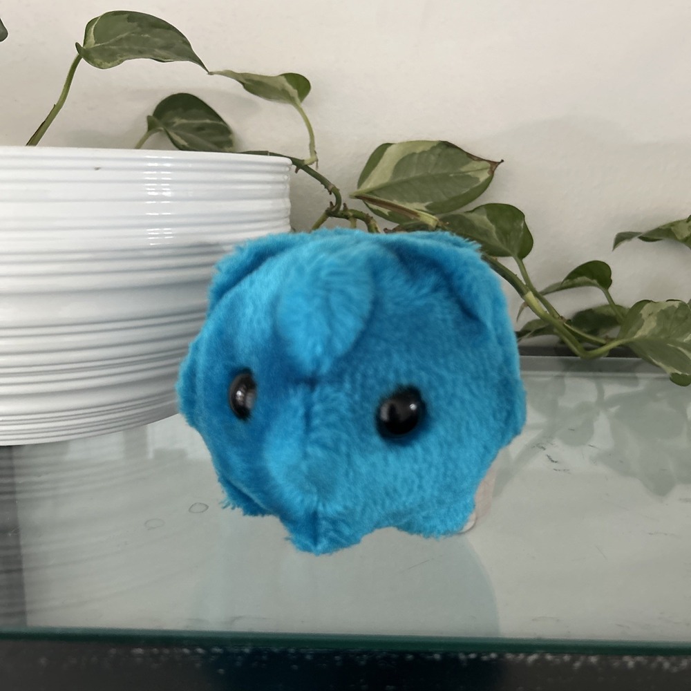 Giant Microbes Common Cold Plush Blue 4.5" Excellent Condition Gently Used